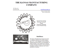 Tablet Screenshot of kansasmfg.com